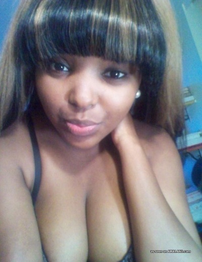 Beautiful Black Teen GF In Lingerie