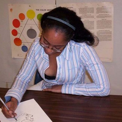 Black Amateur Teacher Being Naughty After School